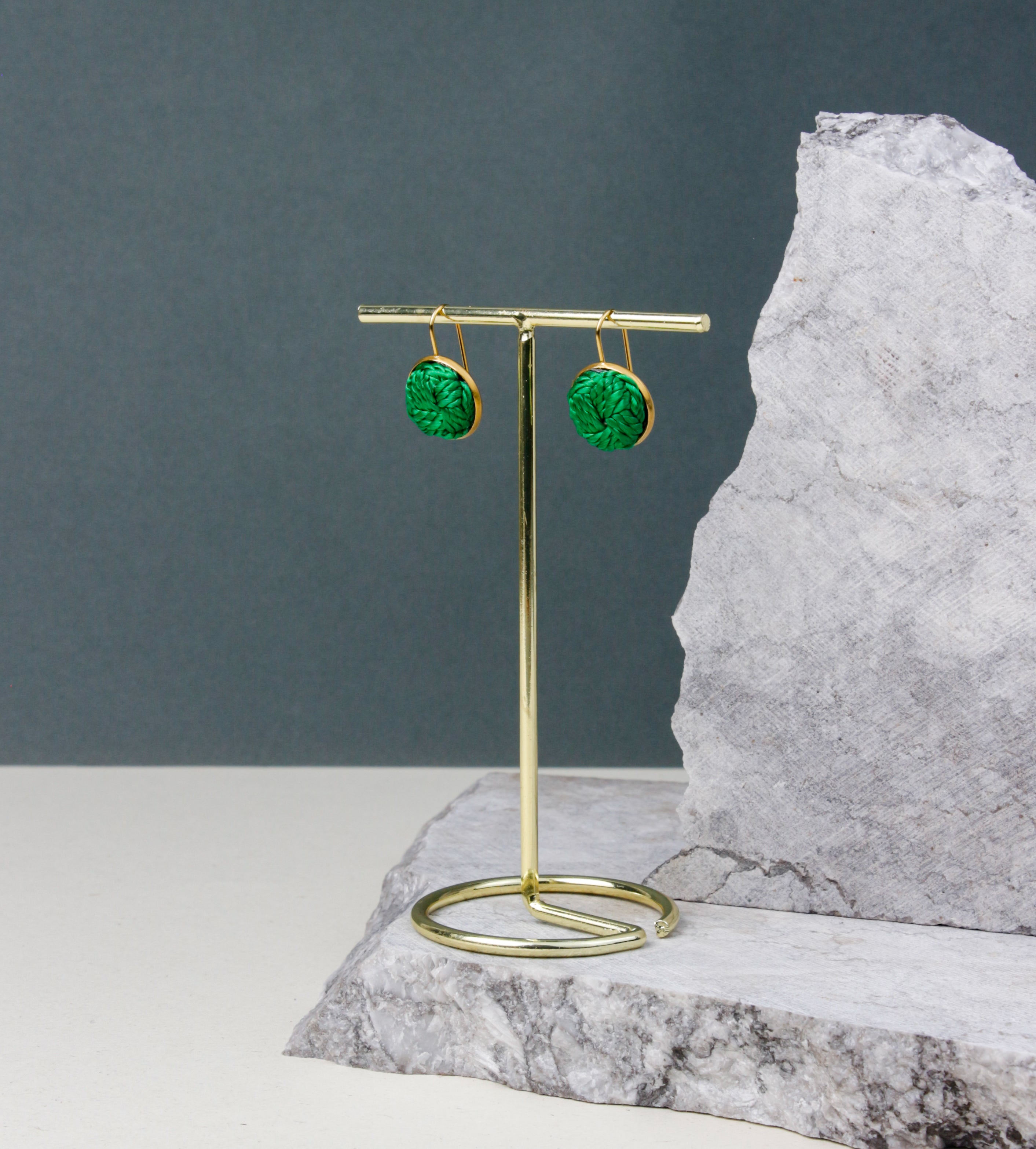 Boucles d'oreilles Beldi - Vert