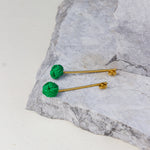 Boucles d'oreilles Beldi - Vert